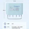 Caja de almacenamiento auténtica Hello Kitty para palillos de cocina, estante de pared sin taladro, jaula para palillos con drenaje