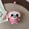 Chaveiro de Pelúcia de Esqueleto Bebê Fofo Pingente de Pelúcia de Bebê Fantasma Decoração de Mochila Rosa Presente para Melhor Amigo
