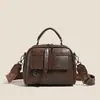 Bolso de Mano Elegante de Hombro Único de Gran Capacidad con Textura de Invierno 2025 Estilo Retro Europeo y Americano Bolso Cruzado de Lujo Ligero de Nicho para Mujer