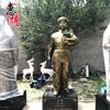 Figura de cobre fundido Escultura de plástico reforzado con fibra de vidrio Figura Estatua de Lei Feng Busto de celebridad de medio cuerpo Escultura de gran hombre Paisaje de celebridad