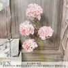 Hortensia Artificial Flores Falsas Flores de Seda Flores Artificiales de Plástico Decoraciones de Sala de Estar de Alta Gama Productos Florales para Bodas