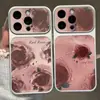 Funda de teléfono de rosa roja degradada, adecuada para iPhone 16 Pro Max y teléfonos Apple 17; electrochapado para una transformación rápida
