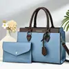 Set de Dos Piezas de Bolsas para Suegra 2025 Estilo Nuevo Bolso de Mano Texturizado de Gran Capacidad Simple Bolso de Hombro Cruzado Bolsos Transfronterizos