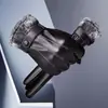 Guantes de cuero para hombre de otoño e invierno, de PU, con pantalla táctil, impermeables, resistentes al viento, cálidos, con forro polar para adultos, para conducir al aire libre.