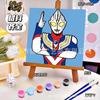 20*20 Desenho Animado Pintura a Óleo Digital DIY Colorir Pintura Decorativa Genshin Flor Pintura a Óleo Pintura a Óleo Digital Infantil Atacado