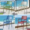 Mesas y Sillas de Ocio para Patio Exterior, Jardín, Balcón, Mesas y Sillas de Aleación de Aluminio para Cafetería al Aire Libre, Tienda de Té con Leche