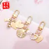 Llavero con Forma de Corazón de Concha de Perla Creativo Llavero de Concha Caracola Pequeño Regalo Ins Colgante Pequeño