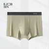 100 Peças Roupa Íntima Masculina Tipo Algodão Penteado Cueca Boxer de Algodão 7A Seda de Amora Fundilho Antibacteriano Tamanho Grande Cuecas Boxer Masculinas