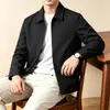 Chaqueta de solapa estilo Old Money para hombre, Nuevo modelo Otoño 2026, Chaqueta de moda business casual sólida para hombre