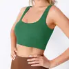 Camiseta Deportiva sin Mangas de Espalda en I con Copas Fijas para Mujer con Almohadillas en el Pecho, Ropa de Yoga, Ropa Interior, Top de Fitness para Pilates Yoga