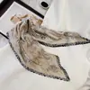 Lenço de Seda Coreano Fácil de Cuidar e Resistente a Amassados, Lenço Decorativo Pequeno para Pescoço com Padrão Paisley Listrado Bolinhas Diamante Fashion Retrô, Lenço de Cabeça, Lenço