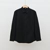 Camisa casual simples de algodão puro Neng Meng masculina de manga comprida primavera camisa jovem japonesa camisa de cor sólida masculina 2031