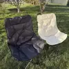 Silla Lunar Premium para Acampar al Aire Libre y Picnic, Silla Portátil Acolchada para Bocetos Artísticos, Silla Plegable Acolchada para Exteriores