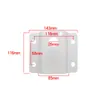 Placa de cubierta trasera abrazadera de brazo para farola solar con tornillos pieza de abrazadera de poste para tubo de lámpara poste de servicio poste de hormigón columna
