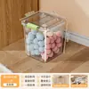 Caixa de Armazenamento Transparente para Brinquedos, Organizador de Lanches, Cesta de Plástico para Roupas, Balde de Armazenamento, Balde de Armazenamento de Brinquedos para Crianças