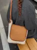 Bolsa Saco Estilo Coreano Transfronteiriça, Bolsa Tote com Retalhos de Lã de Cordeiro, Bolsa Transversal Versátil de Grande Capacidade para o Dia a Dia, Bolsa de Ombro Casual