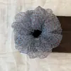 Elástico de Cabelo de Rede Estampa de Leopardo Estilo Retro Francês Novo, Acessório de Cabelo da Moda Personalizado para a Parte de Trás da Cabeça, Corda de Cabelo Quente de Venda no Verão para Mulheres