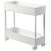 Una generación de estante de almacenamiento para inodoro de piso Carro Estante de almacenamiento para huecos Estante de almacenamiento para huecos de pared de refrigerador de cocina