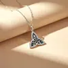 Knn-1183 Collar Geométrico Retro de Diseño Moderno Kamanqi Venta Caliente Transfronteriza Joyería con Colgante de Estrella y Luna Venta al por Mayor
