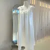 Nueva Camisola Lencera de Satén Brillante Estilo Retro Francés Palacio Linda para Mujer, con Copas en el Pecho, Estilo Princesa de Alta Gama