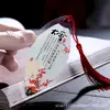 Estilo Chinês Vinte e Quatro Termos Solares Veio de Folha Marcador de Página Folha Real DIY Presente Criativo Material Escolar Papelaria Artesanal