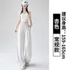Calça feminina de verão com proteção solar, novo modelo 2026, cintura alta, modelagem solta, com caimento, perna reta, casual, repelente de mosquitos, calça wide leg de seda gelada