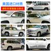 Faixas Coloridas Land Cruiser Impermeáveis e Resistentes ao Sol Decalques Importados para Carroceria Decoração de Borda de Porta Adesivos para Carro Fabricante Atacadista