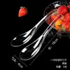 Cucharas de Sopa de Plástico Empacadas Individualmente, Papilla de Nido de Pájaro, Utensilios Desechables para Postre para Llevar, Cucharas Desechables Engrosadas, Cucharas de Nido de Pájaro de Grado Alimenticio