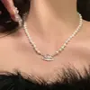 Popular Exquisito Colgante de Planeta Collar de Perlas Lujo Ligero Cadena de Clavícula de Gama Alta Moda de Nicho Versátil Collar Venta al por Mayor