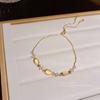 Pulsera Elegante de Diseño Nicho Coreano con Piedra Ojo de Gato para Mujer Estilo Ins Popular Elegante Retro Pulsera de Perlas al por Mayor