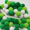 Poliéster Color Alta Elasticidad Pompon Bola de Felpa Pequeña Niños de Jardín de Infancia DIY Decoración Hecha a Mano Material Accesorios Pompon Pequeño