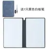 Caderno de Quadro Branco Apagável de Couro Atacado Bloco de Notas de Escritório Casa Estudante Quadro de Rascunho para Ensino Bloco de Notas Apagável
