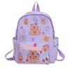 Mochila Infantil Capivara Viagem Mochila Infantil Fofa Desenho Animado Nova Mochila Bolsa Escolar Bolsa para Meninas Passeio
