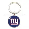 Venta directa de fábrica NFL 32 logos de equipo piedra preciosa del tiempo aleación llavero colgante para coche bolsa en stock