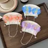 Accesorios para el Cabello Dinastía Han Regalo Estilo Antiguo para Niños Cadena para la Frente Puesto Tocado de Borla Estilo Chino Pinza para el Cabello de Niña Súper Hada Princesa
