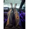 Jeans con Bordado Floral para Hombre, Rectos Sueltos de Pierna Ancha, Pantalones de Alta Gama Estilo Americano, Marca de Tendencia, Pantalones Largos con Diseño Elegante