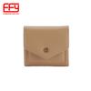 Porta-moedas Casual de Cor Pura, Carteira Ins Versátil Japonesa e Coreana, Porta-cartões de Couro Best-Seller Transfronteiriço para Mulheres, Atacado do Fabricante