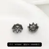 Estrella de cinco puntas de oro 14K que conserva el color, toro de circonita, hecho a mano, pulsera de cristal DIY, borla con cuentas, accesorios para sombrero de flor