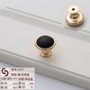 Directo de Fábrica Moderno Simple Combinación Manija Negra Jane Europa Dorado Zapatero Manija de Puerta de Armario Herrajes para Muebles