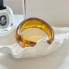 Pulsera geométrica irregular de resina de venta caliente transfronteriza estilo ins grande moda europea y americana pulsera personalizada para mujer no se decolora