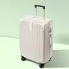 Asa de equipaje/maleta de gran capacidad/código de tarjeta de embarque/estuche de cuero duradero/con cremallera.