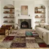 Tapete Persa Vintage, Tapete Antigo para Sala de Estar, Tapete de Cabeceira para Quarto, Tapete para Sofá e Mesa de Centro, Tapete Decorativo para Hotel e Alojamento