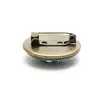 Accesorios al por mayor Patrón Yin-Yang Tai Chi Bagua Huella de pata de gato Broche Redondo de Piedra de Tiempo Insignia Moda Estilo Viajero
