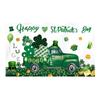 Calle Amazonas. Fondo para el Día de San Patricio Poliéster Atmósfera de Festival Irlandés Decoración Tela de Tapiz Bandera Personalización