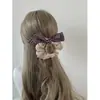 Scrunchie de Tecido Suave com Bolinhas Estilo Coreano Doce de Nicho Versátil Prendedor de Cabelo Acessório de Cabelo da Moda de Alta Qualidade com Personalidade para Mulheres