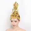 Flor de Cabeza de Xishuangbanna Nuevo Estilo Étnico Performance Étnico Venta al por Mayor Escenario de Danza Clásica Performance de Baile Mujeres Modernas