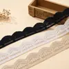 Renda Bordada em Tela 5,5cm Ondulada Dupla Face Floral Retrô Vazada Código de Barras Cortina Têxteis Domésticos Acessórios para Roupas Femininas 1 Jarda