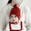 Gorro para Bebé Jingqi Otoño e Invierno Gorro Cortavientos con Protección para los Oídos para Recién Nacidos Niños y Niñas Primavera y Otoño Gorro de Poner Ajustable