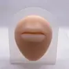 Modelo de rasgos faciales humanos perforado con punzón modelo de oreja de silicona nariz lengua ombligo ojos boca rasgos faciales humanos