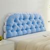 Cojín de Cabecera para Cama de Dormitorio Estilo Ins, Almohada de Cama, Sofá de Soporte Lumbar, Respaldo Grande Anticolisión, Bolsa Suave, No Requiere Desmontaje, Lavable, con Correas